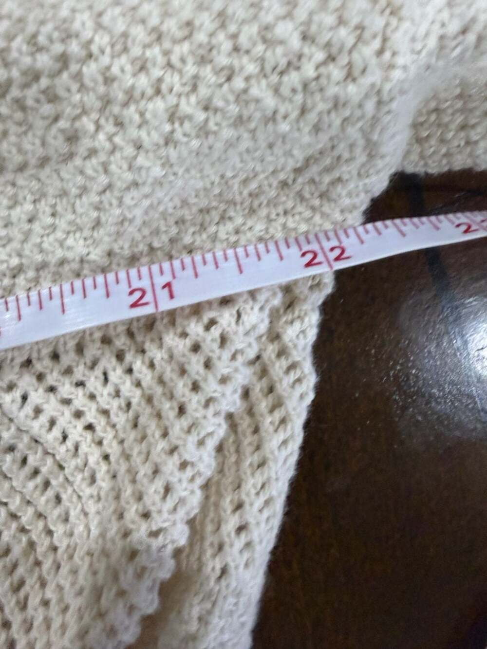 Varley Kembria Half Zip Cotton Knit Sweater Oatmeal Large Quiet Luxury - Picture 8 of 9